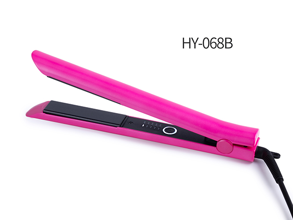 HY-068B粉色温控调节直发器